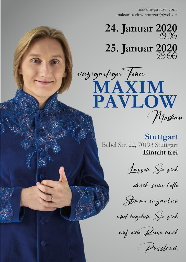 Maxim Pavlow in Stuttgart - Jabuar 2020 